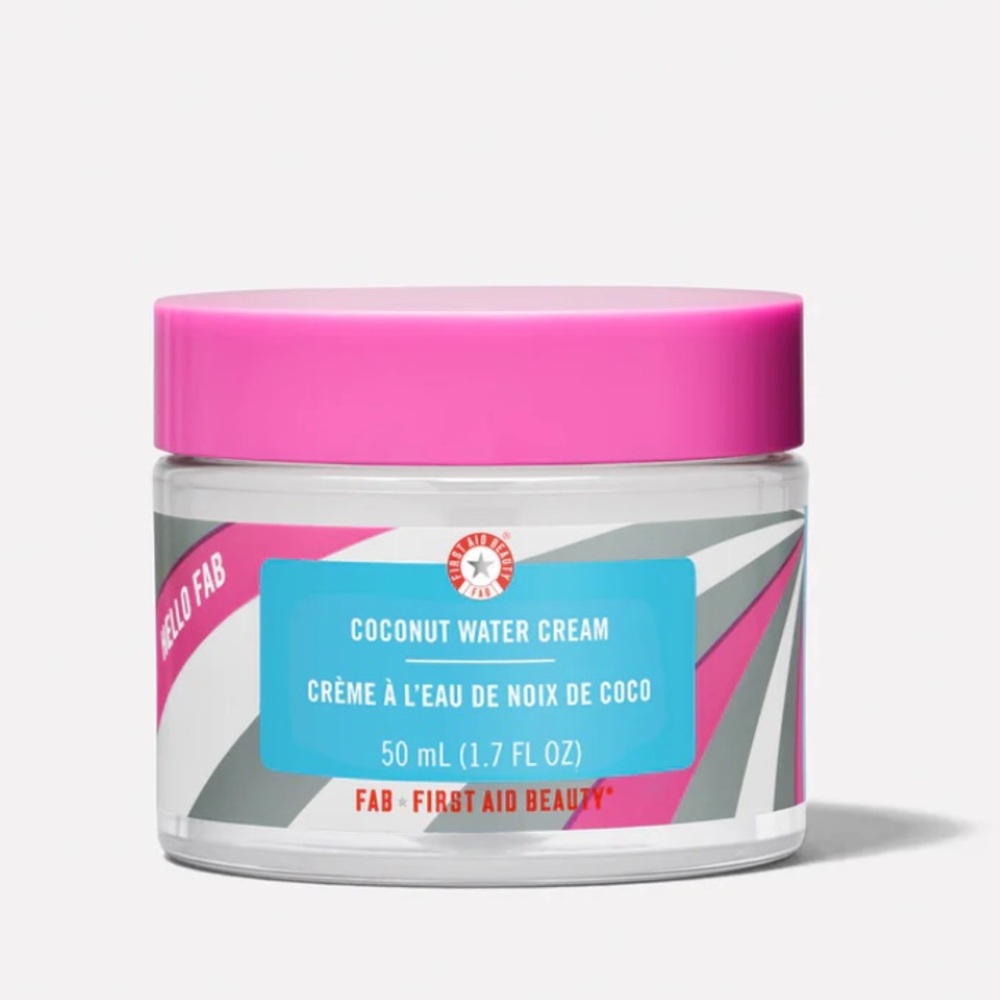 FIRST AID BEAUTY Hello FAB Coconut Water Cream 1.7oz $36 NIB Discontinued HTF